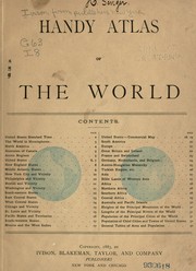 Cover of: Handy atlas of the world