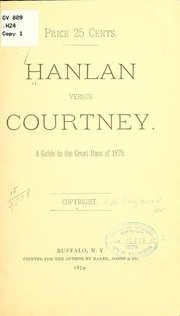 Cover of: Hanlan versus Courtney by 