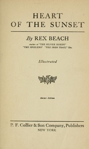 Cover of: Heart of the sunset by Rex Ellingwood Beach