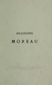 Cover of: Hégésippe Moreau: documents inédits