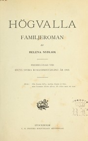 Cover of: Högvalla by Helena Augusta Roed Nyblom