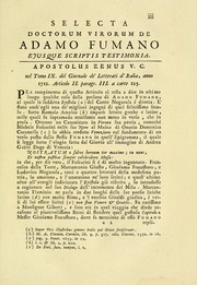 Cover of: Hieronymi Fracastorii Veronensis, Adami Fumani canonici Veronesis, et Nicolai Archii comitis carminum
