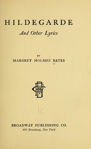 Cover of: Hildegarde | Margret Holmes Bates