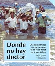Cover of: Donde no hay doctor by David Werner