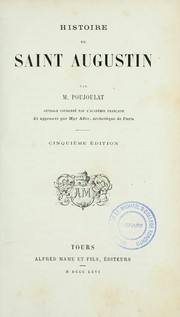 Histoire de saint Augustin by Poujoulat M.