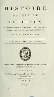 Cover of: Histoire naturelle de Buffon