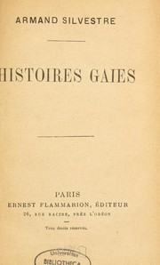 Cover of: Histoires gaies