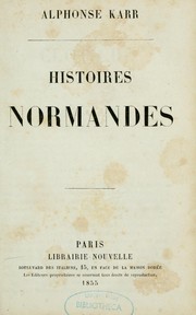 Cover of: Histoires normandes