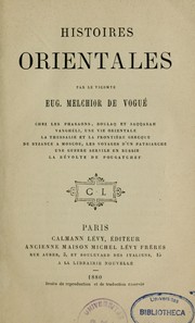 Cover of: Histoires orientales