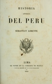 Cover of: Historia antigua del Perú