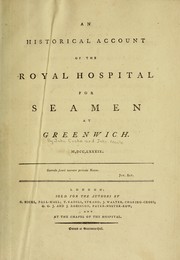 Cover of: An historical account of the Royal Hospital for Seamen at Greenwich by Cooke, John