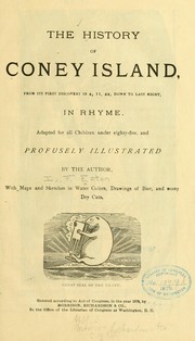 Cover of: The history of Coney Island
