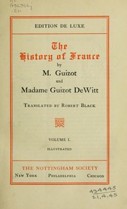 Cover of: The history of France