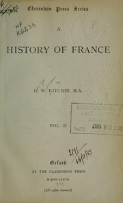 Cover of: A history of France