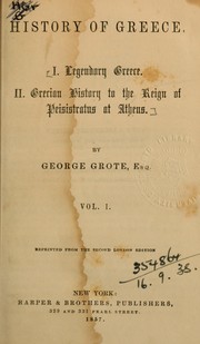 Cover of: History of Greece