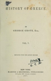 Cover of: History of Greece