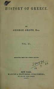 Cover of: History of Greece