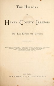Cover of: The history of Henry County, Illinois by 