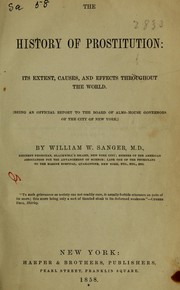 Cover of: History of prostitution