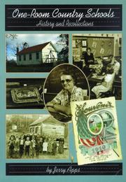 Cover of: One-room country schools: history and recollections from Wisconsin