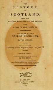 The history of Scotland by George Buchanan