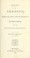 Cover of: History of Vermont, natural, civil and statistical