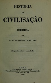 Cover of: História da civilisação ibérica