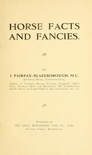 Cover of: Horse facts and fancies
