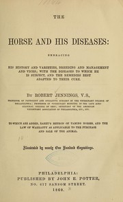 Cover of: The horse and his diseases
