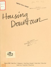 Cover of: Housing in downtown Boston