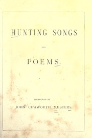 Cover of: Hunting songs and poems