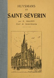 Cover of: Huysmans et Saint-Séverin