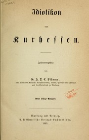 Cover of: Idiotikon von Kurhessen