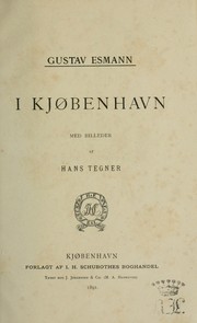 Cover of: I Kjøbenhavn: Med billeder af Hans Tegner