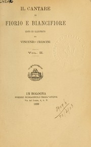 Cover of: Il Cantare di Fiorio e Biancifiore