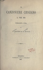 Il canzoniere Chigiano L.VIII.305 by Enrico Molteni