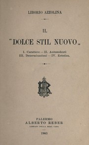 Il "Dolce Stil Nuovo" by Liborio Azzolina