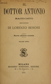 Cover of: Il Dottor Antonio