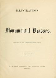 Cover of: Illustrations of monumental brasses. by St. Paul's Ecclesiological Society.
