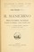 Cover of: Il manichino; Memorie di uno smemorato; Gita sentimentale