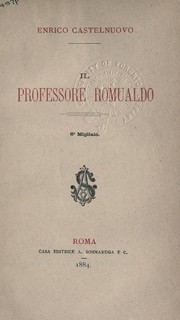 Cover of: Il professore Romualdo