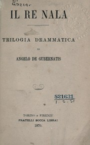 Cover of: Il re Nala: trilogia drammatica