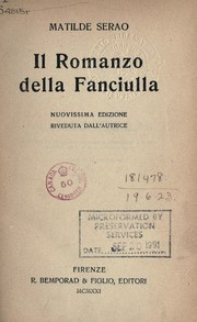 Cover of: Il romanzo della fanciulla