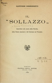 Cover of: Il "Sollazzo" contributi alla storia della novella: della poesia musicale e del costume nel trecento