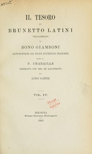 Cover of: Il Tesoro