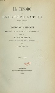 Cover of: Il Tesoro