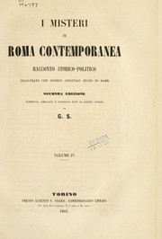 Cover of: I misteri di Roma contemporanea by G. S.