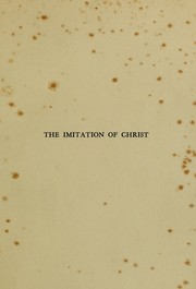 Cover of: The imitation of Christ