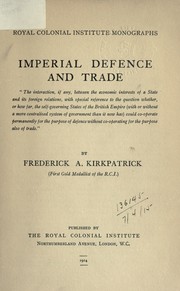 Imperial defence and trade
