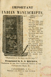 Cover of: Important Indian manuscripts ...